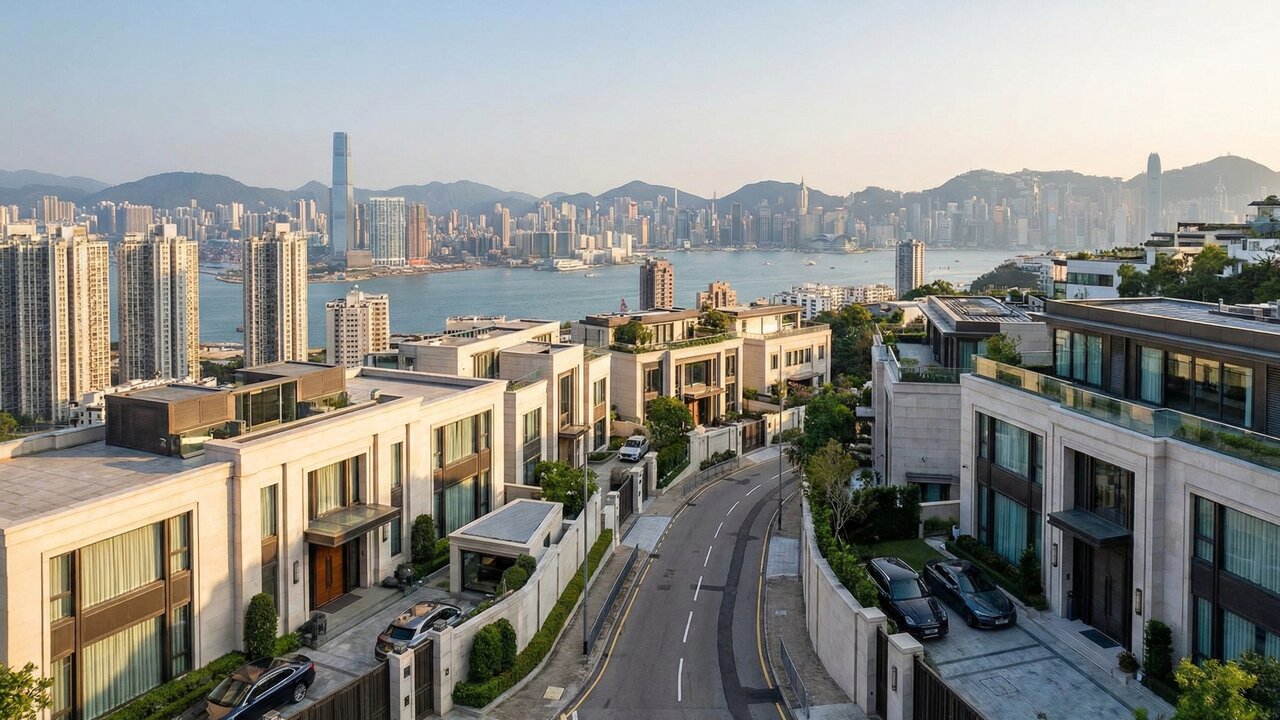 Pollock’s Path em Hong Kong ganha fama pelo luxo extremo, pois suas mansões no topo da montanha possuem o metro quadrado mais caro de todo o mundo