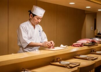 Com uma lista de espera de meses e apenas dez lugares no balcão, este é o restaurante de sushi mais exclusivo e disputado de todo o planeta