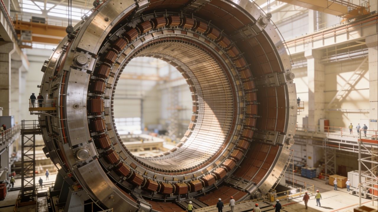 Com investimento de 20 bilhões de euros e 10 milhões de componentes, o reator ITER virou o maior desafio científico da humanidade ao tentar manter um plasma de 150 milhões de graus Celsius em 2026