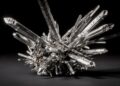 Esqueça a prata e o chumbo, pois este mineral de brilho metálico forma cristais em agulha, sendo a obra-prima da tecnologia