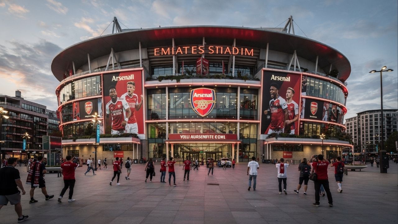 Com custo de £390 milhões e 60.704 lugares, o Emirates Stadium tornou-se a arena mais rentável e tecnológica de Londres e a casa oficial do Arsenal