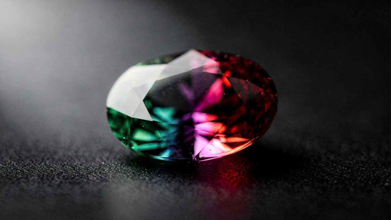 Esqueça o rubi, pois este mineral raro muda de cor com a luz e vale R$ 50 mil o quilate ao mudar de verde para vermelho em segundos