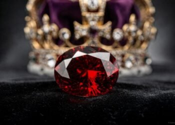 Esqueça o rubi, pois esta gema enganou a realeza por séculos e brilha com intensidade única, sendo a obra-prima da geologia