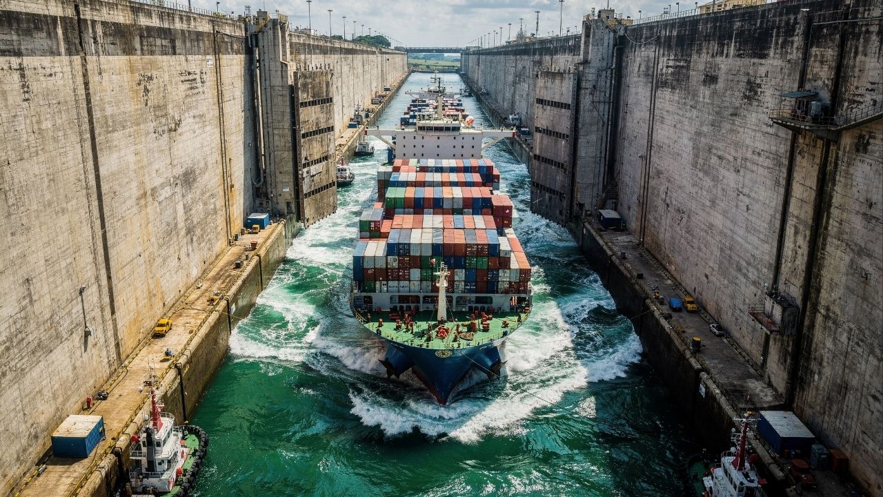 Eles elevam navios de 100 mil toneladas a 26 metros de altura para cruzar um continente em 10 horas, a engenharia que divide as Américas