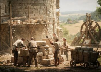 O maior experimento arqueológico do mundo: uma equipe de engenheiros está construindo um castelo medieval do zero usando apenas ferramentas e técnicas do século XIII em um projeto de 25 anos que está revelando segredos perdidos