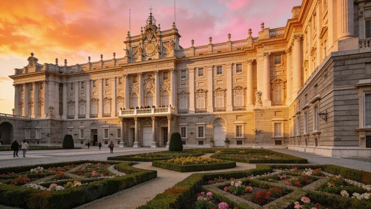 Com 3.418 salas e 135.000 metros quadrados, o palácio real de Madrid, de 1735, tornou-se a maior residência real da Europa e um tesouro da arquitetura barroca