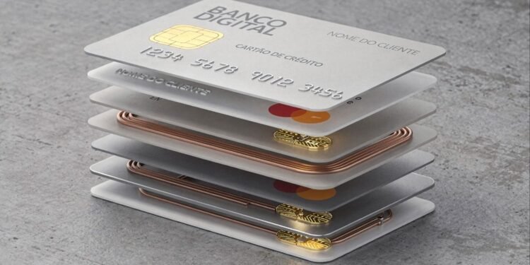 Com quatro camadas de PVC laminadas e um chip eletrônico de alta segurança, é assim que a indústria produz o cartão de crédito moderno