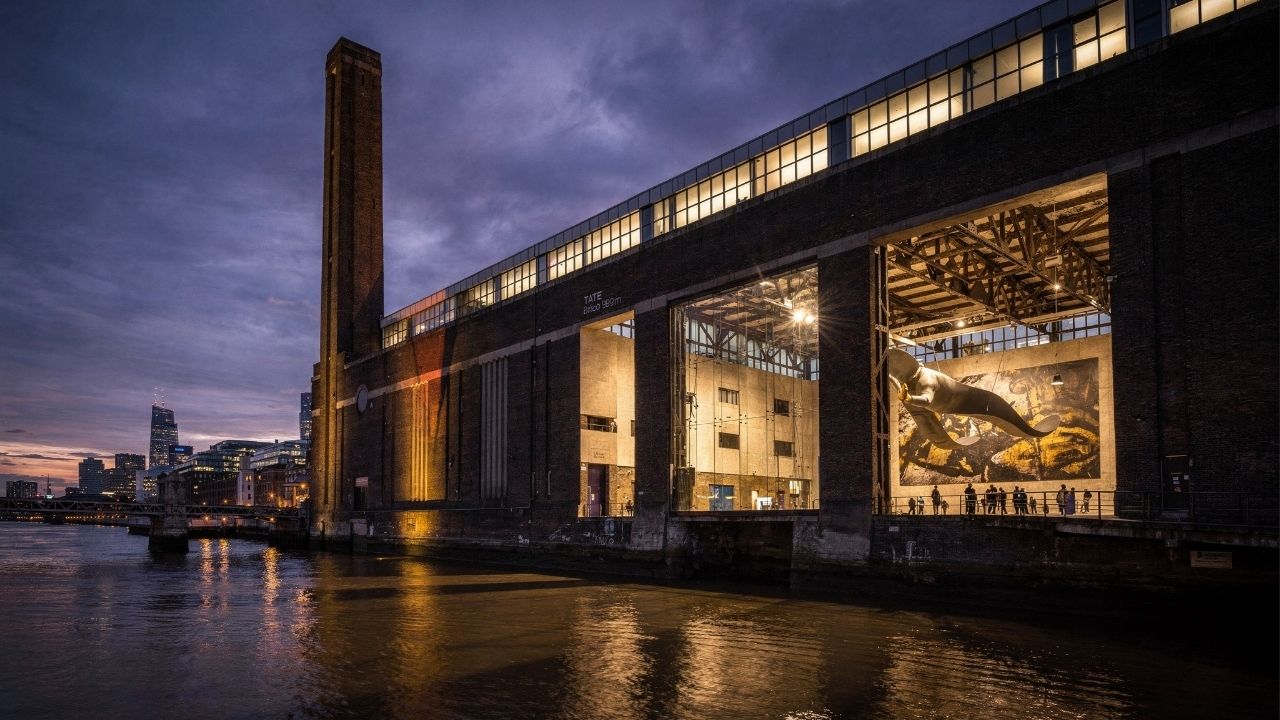 Com sua chaminé de 99 metros em uma antiga usina térmica, o Tate Modern tornou-se o maior museu de arte moderna do mundo e um ícone cultural de Londres