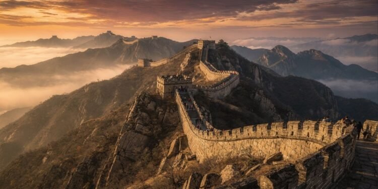 Com 21.196 km de extensão e construída ao longo de séculos, a Grande Muralha da China virou a maior obra de engenharia da história da humanidade