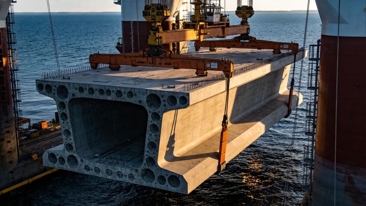 O maior túnel subaquático do mundo está sendo construído com peças que pesam mais de 70 mil toneladas e virou a maior conexão ferroviária da Europa ao unir dois países sob o mar