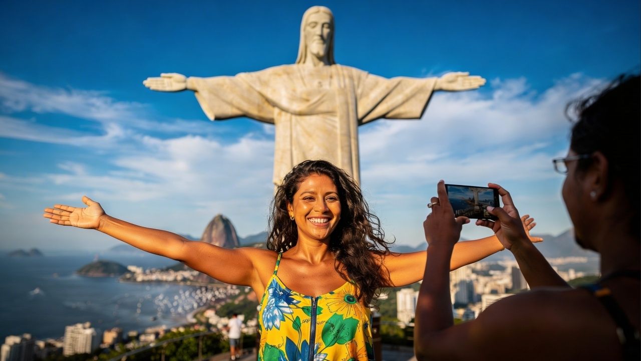 Com seus 38 metros de altura e 635 toneladas de concreto e pedra-sabão, o Cristo Redentor virou o maior símbolo do Brasil e uma maravilha do mundo