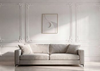 Parece gesso, mas é adesivo: esse novo papel de parede é a solução para quem não quer gastar com mão de obra especializada