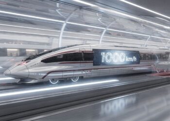 O novo trem de levitação magnética que atingiu 1.000 km/h em testes e promete ligar cidades em minutos, superando a velocidade de aviões comerciais com uma tecnologia que desafia a gravidade