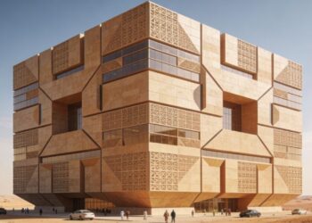 Com 400 metros de altura e espaço para abrigar 20 prédios Empire State, a gigantesca cidade cubo na Arábia Saudita virou o maior desafio da arquitetura moderna ao criar um mundo digital dentro de um edifício