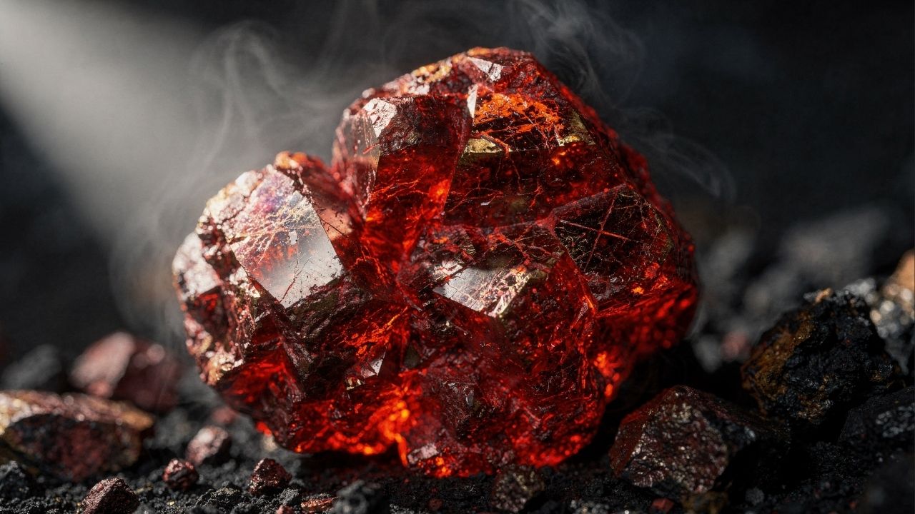 Esqueça o ouro e a prata, pois este mineral vermelho-sangue é a única fonte de mercúrio, sendo o pigmento tóxico mais belo da química