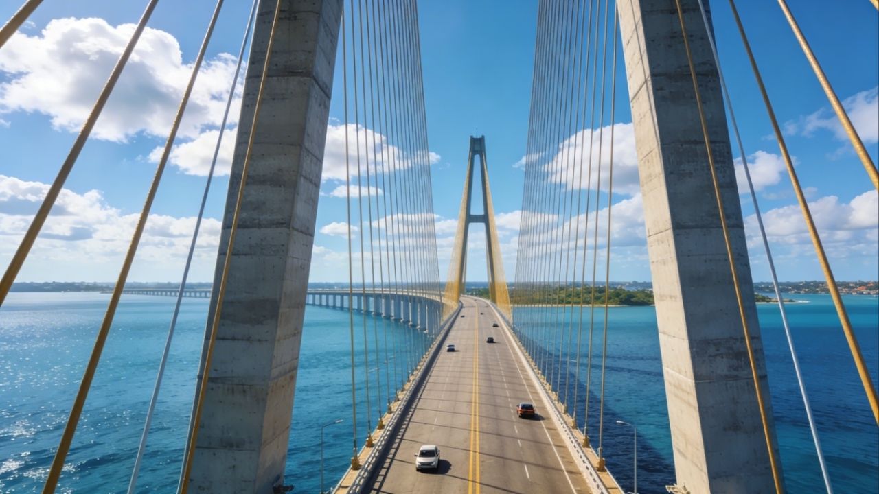 Com 12,4 km de extensão e investimento de R$ 10 bilhões, a maior ponte da América Latina na Bahia virou a obra mais aguardada de 2026 ao unir Salvador e Itaparica em apenas 15 minutos