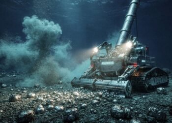 Submersas a 4 mil metros de profundidade, bilhões de toneladas de rochas ricas em cobalto e níquel formam a nova fronteira da mineração global e atraem robôs gigantes para o fundo do mar