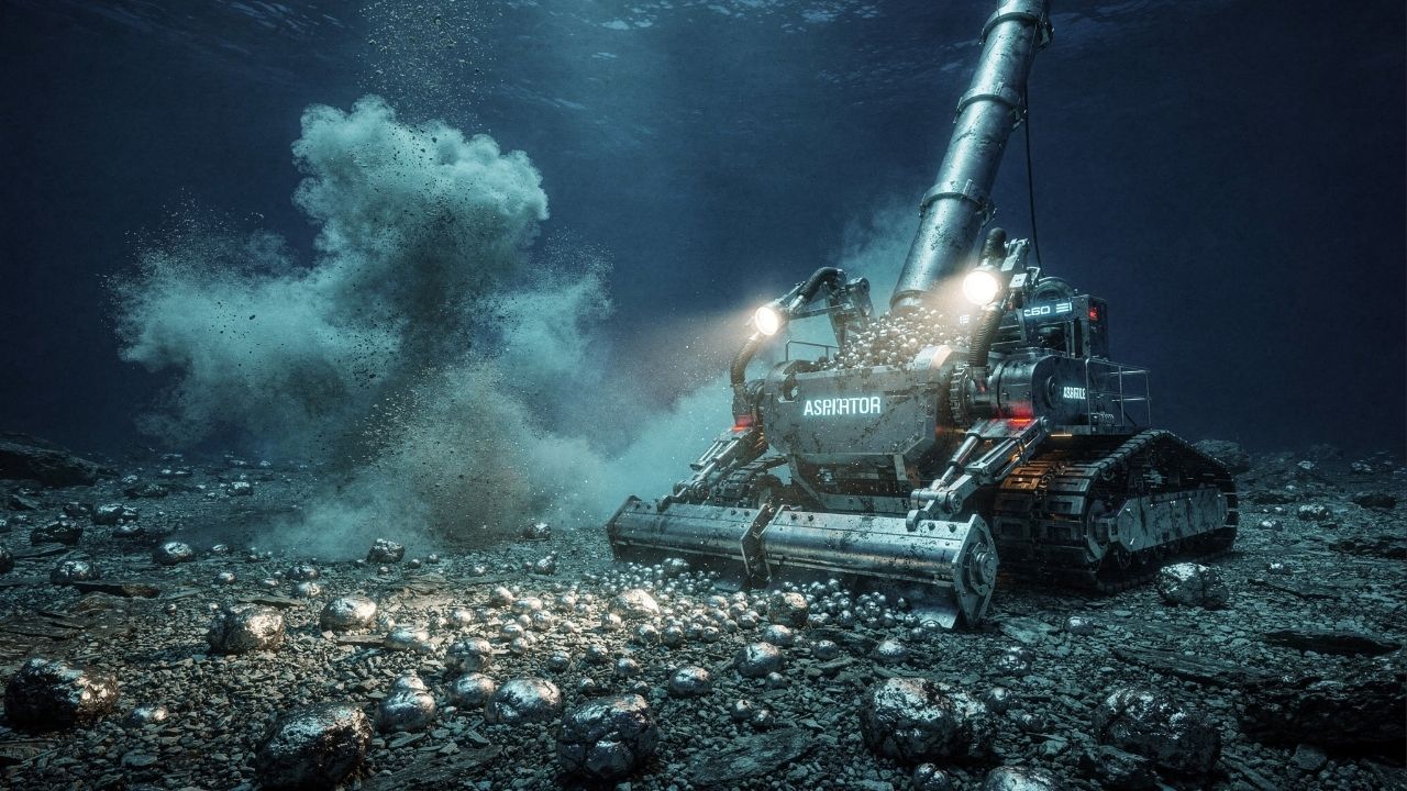 Submersas a 4 mil metros de profundidade, bilhões de toneladas de rochas ricas em cobalto e níquel formam a nova fronteira da mineração global e atraem robôs gigantes para o fundo do mar