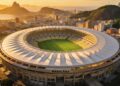 Com capacidade para 78.838 torcedores e inaugurado em 1950, o Maracanã tornou-se o maior templo do futebol mundial e um monumento sagrado no Rio