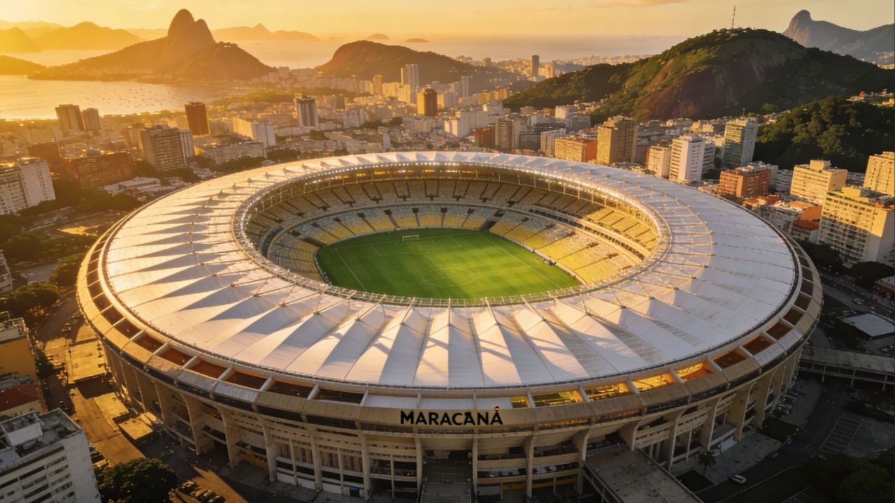 Com capacidade para 78.838 torcedores e inaugurado em 1950, o Maracanã tornou-se o maior templo do futebol mundial e um monumento sagrado no Rio