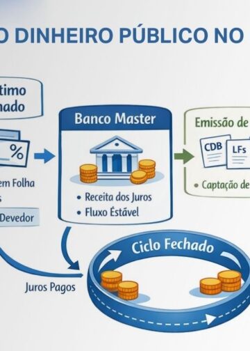 O CAMINHO DO DINHIERO PÚBLICO NO MASTER