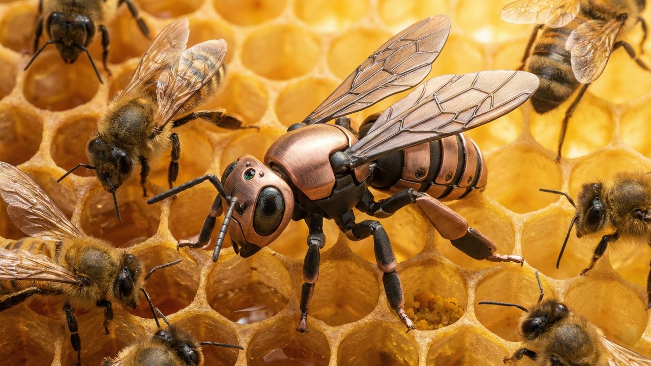 Cientistas criam robô que fala a língua das abelhas imitando vibração e movimento