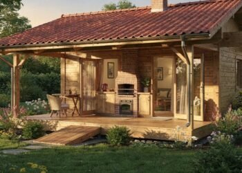 Se você acha que casa de madeira é rústica demais, esta casa de campo moderna com 70 metros quadrados vai te surpreender