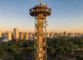 Com 109,5 metros de altura e vista de 360 graus, a torre de 1991 tornou-se o observatório mais alto e icônico de toda a capital paranaense