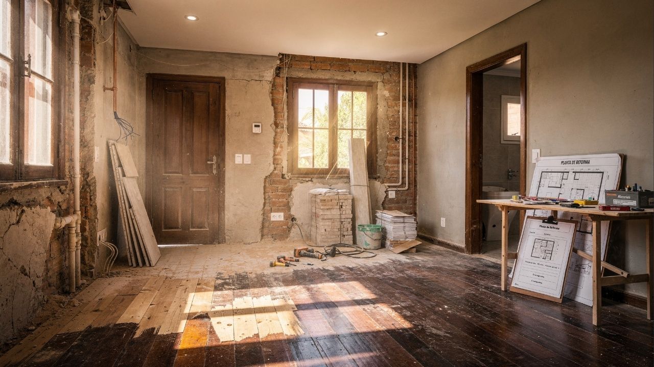 Restaurar madeira nobre ou instalar piso novo: qual escolha valoriza mais a sua casa e custa menos?