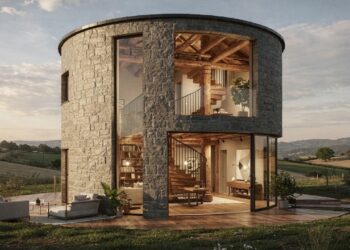 Dois irmãos transformaram silo histórico de 1909 em residência de luxo