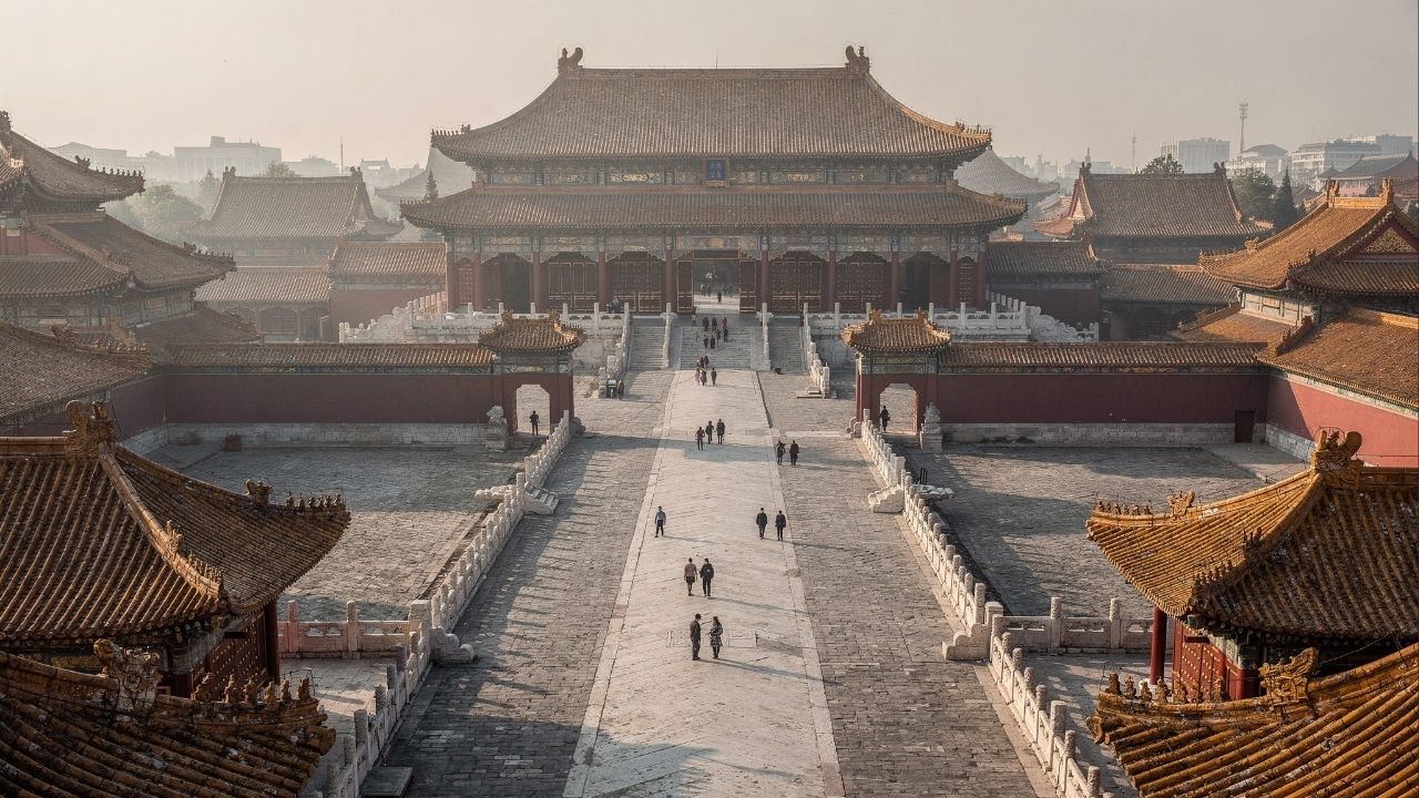 Com 980 edifícios e uma área de 720 mil metros quadrados, o complexo palaciano de 1406 tornou-se o maior do mundo e o coração sagrado da história imperial chinesa