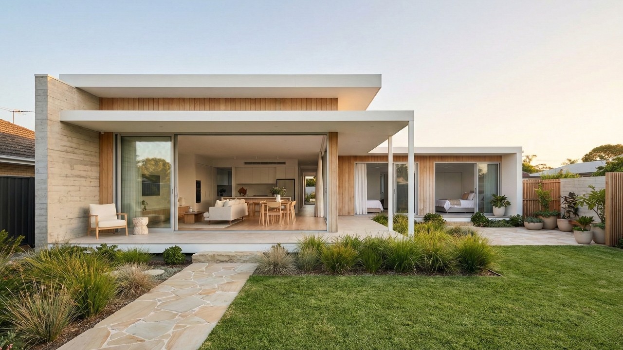 Dois quartos e varanda integrada fazem desta casa uma escolha inteligente para quem busca conforto com baixo custo