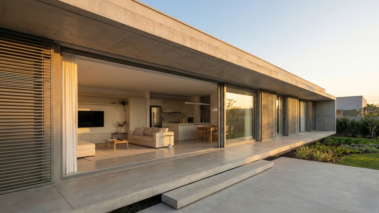 Com soluções inteligentes e estilo discreto, essa casa pequena transforma pouco espaço em muito conforto