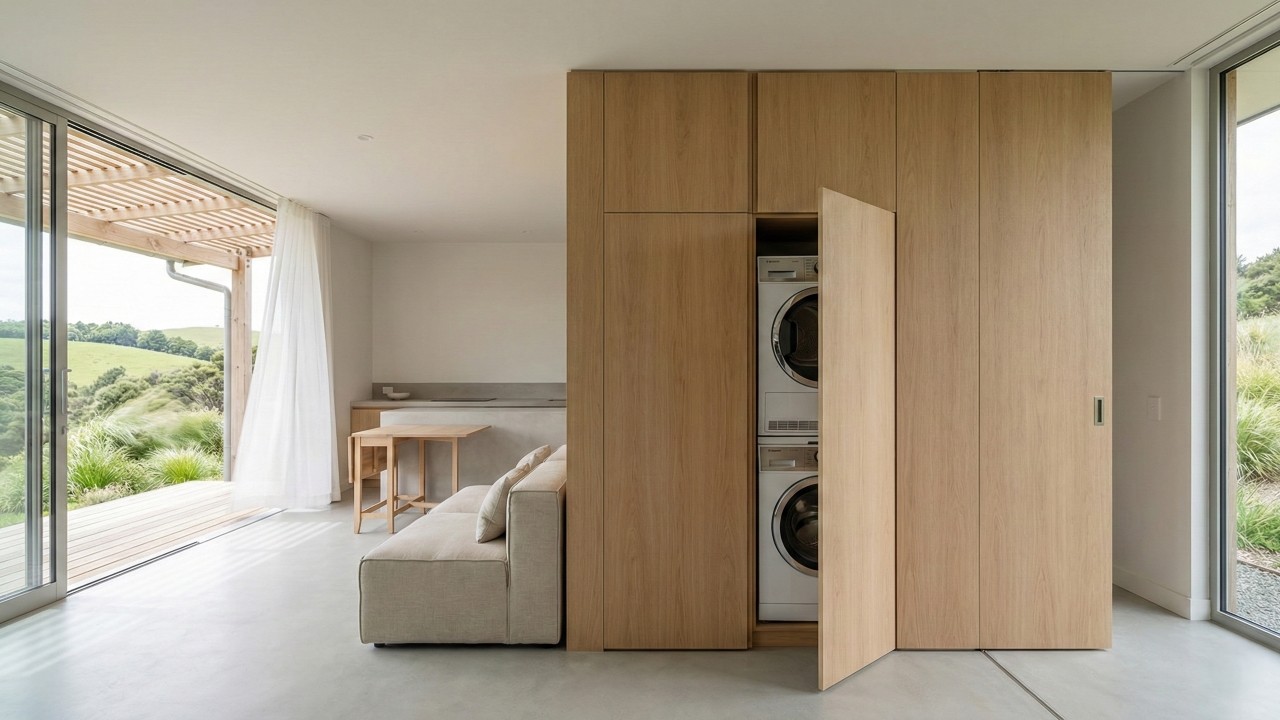 Em apenas 50 metros quadrados, casa de campo integra varanda, sala e cozinha sem perder conforto