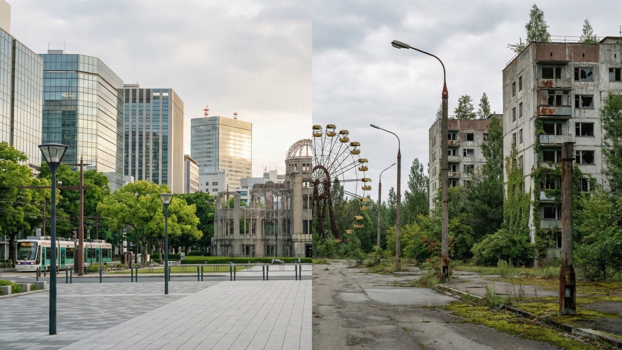 Por que Hiroshima voltou a ser habitável e Chernobyl se transformou em uma zona de exclusão permanente?