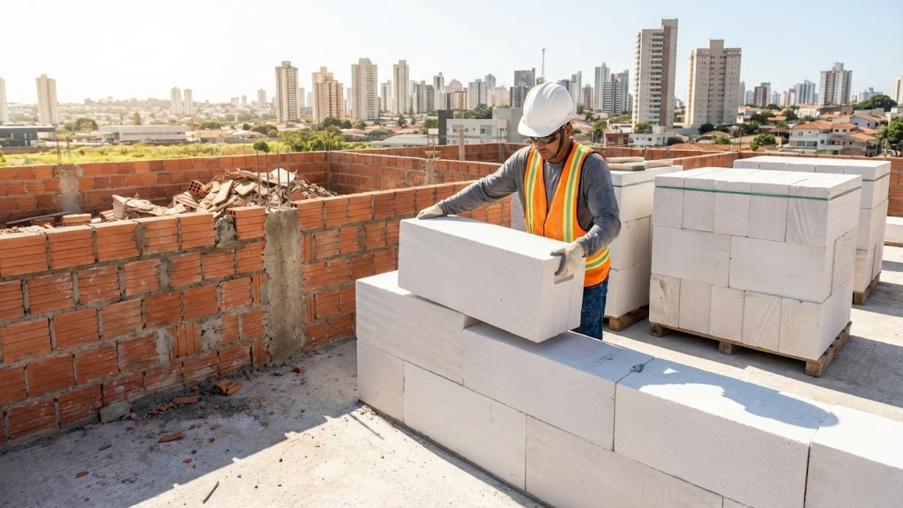 Novo método construtivo rápido e barato feito com material comum e acessível
