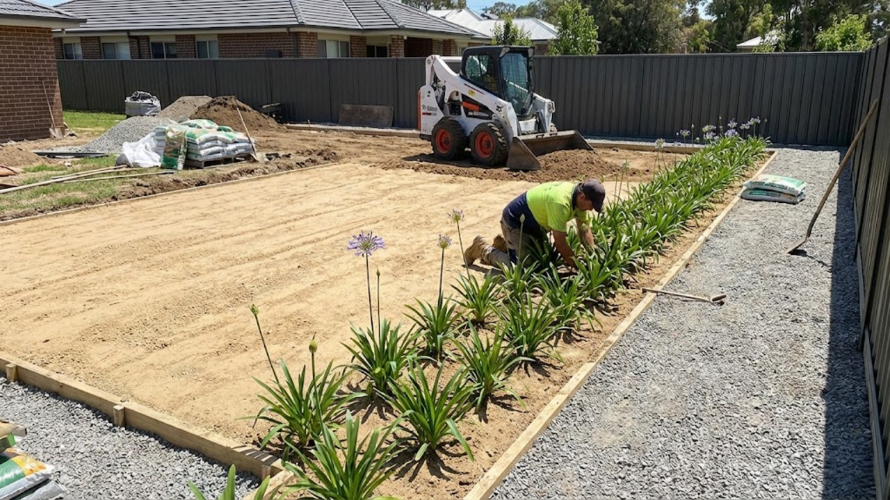 Jardim comum transformado em área de lazer com piscina e acabamento de alto conforto