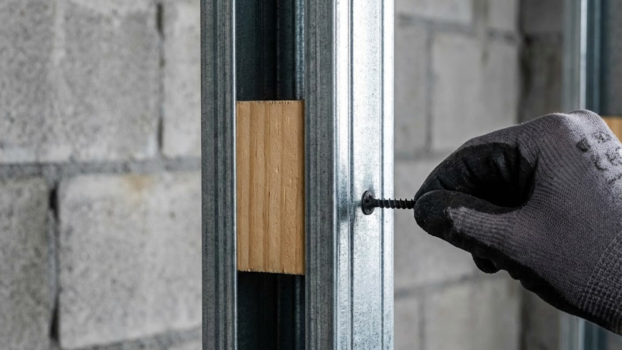 Homem trabalhando em closet de madeira com ferramentas tradicionais e acabamento refinado