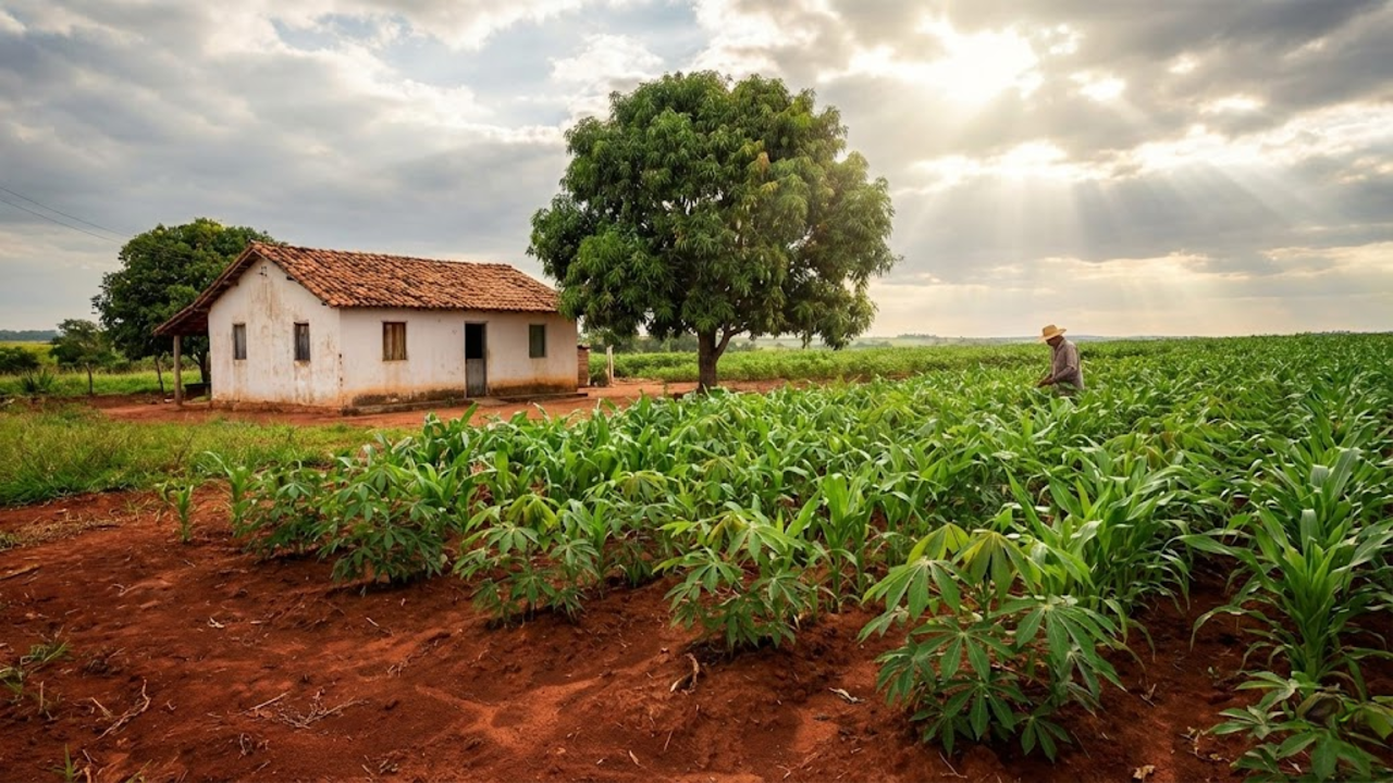 Trem de manutenção com oitocentos metros de extensão renovando trilhos ferroviários