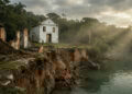 Ararapira destaca-se como a vila fantasma que resiste ao avanço do oceano no litoral sul (imagem ilustrativa)