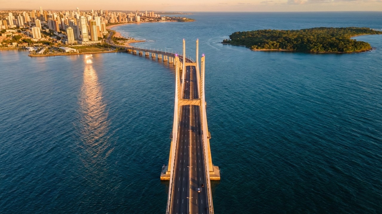 Maior ponte da América Latina com 12km sob o mar que liga Salvador a Itaparica obra histórica destravada pela China