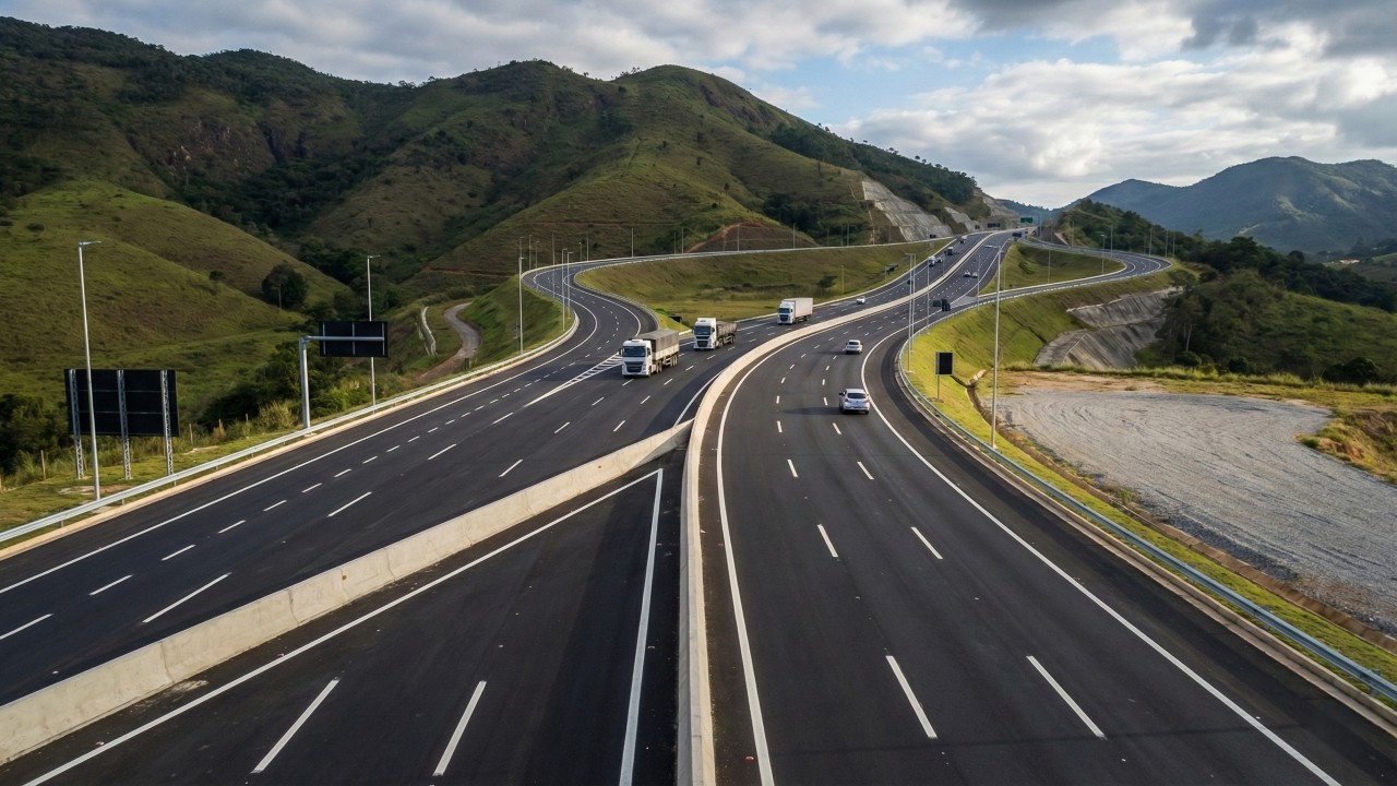 Obra de R$ 1,5 bilhão na Serra das Araras amplia capacidade e melhora segurança viária