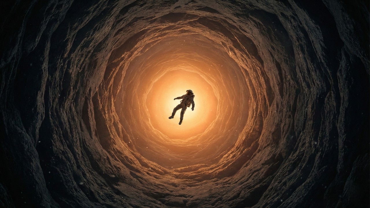 O que acontece se você cair por um túnel que atravessa a Terra?