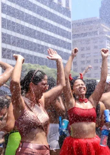 Bloco da favorita no centro do Rio de Janeiro. Foto: Tomaz Silva/Agência Brasil