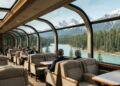 O trem de vidro do Canadá: Rocky Mountaineer oferece teto panorâmico 360 graus para você ver ursos, águias e geleiras sem sair do ar-condicionado