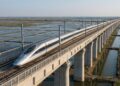Engenharia chinesa cria viaduto de 164,8 km para trens cruzarem alta velocidade