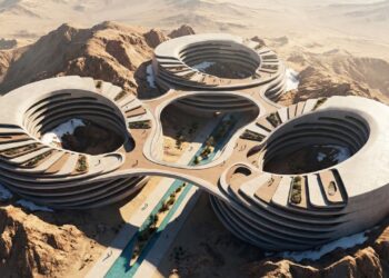 Resort de neve Trojena no deserto saudita promete virar vitrine de turismo futurista