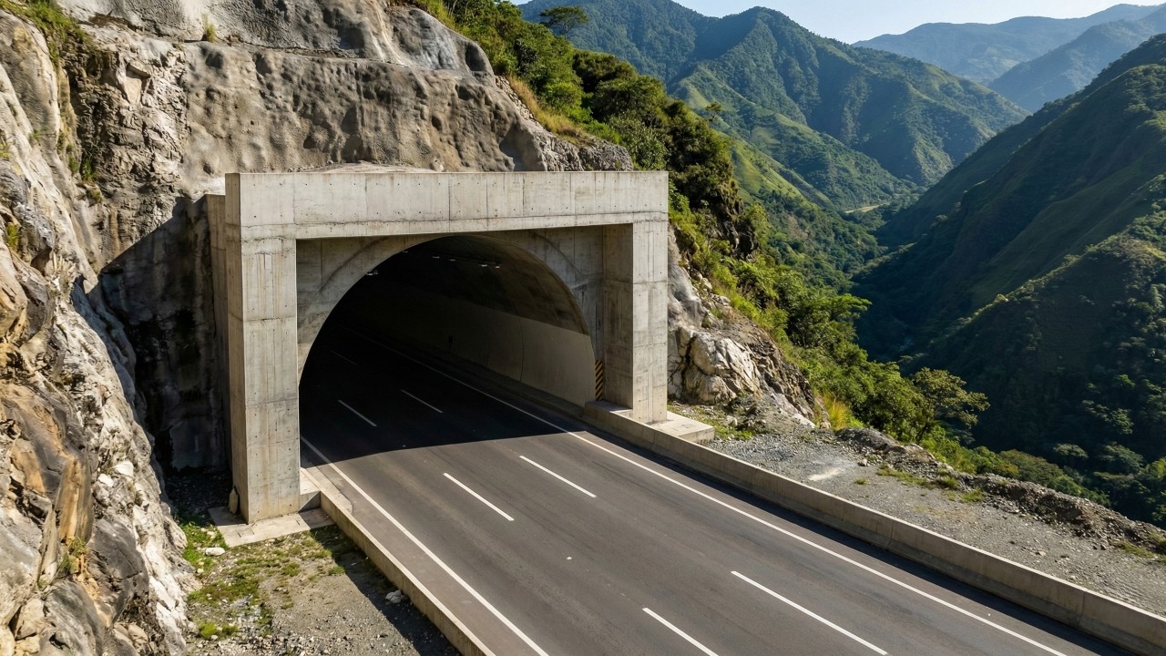 Túnel gigante de 10 km fura montanhas, corta 4,5 horas de viagem nas Américas e liga Medellín ao Caribe