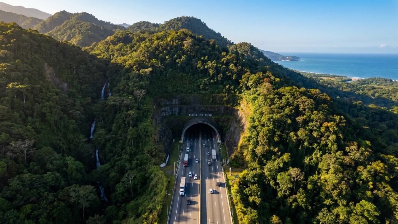 Túnel gigante de 10 km fura montanhas, corta 4,5 horas de viagem nas Américas e liga Medellín ao Caribe