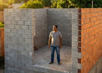 Quem planeja construir uma moradia compacta enfrenta um dilema financeiro imediato na escolha dos materiais básicos